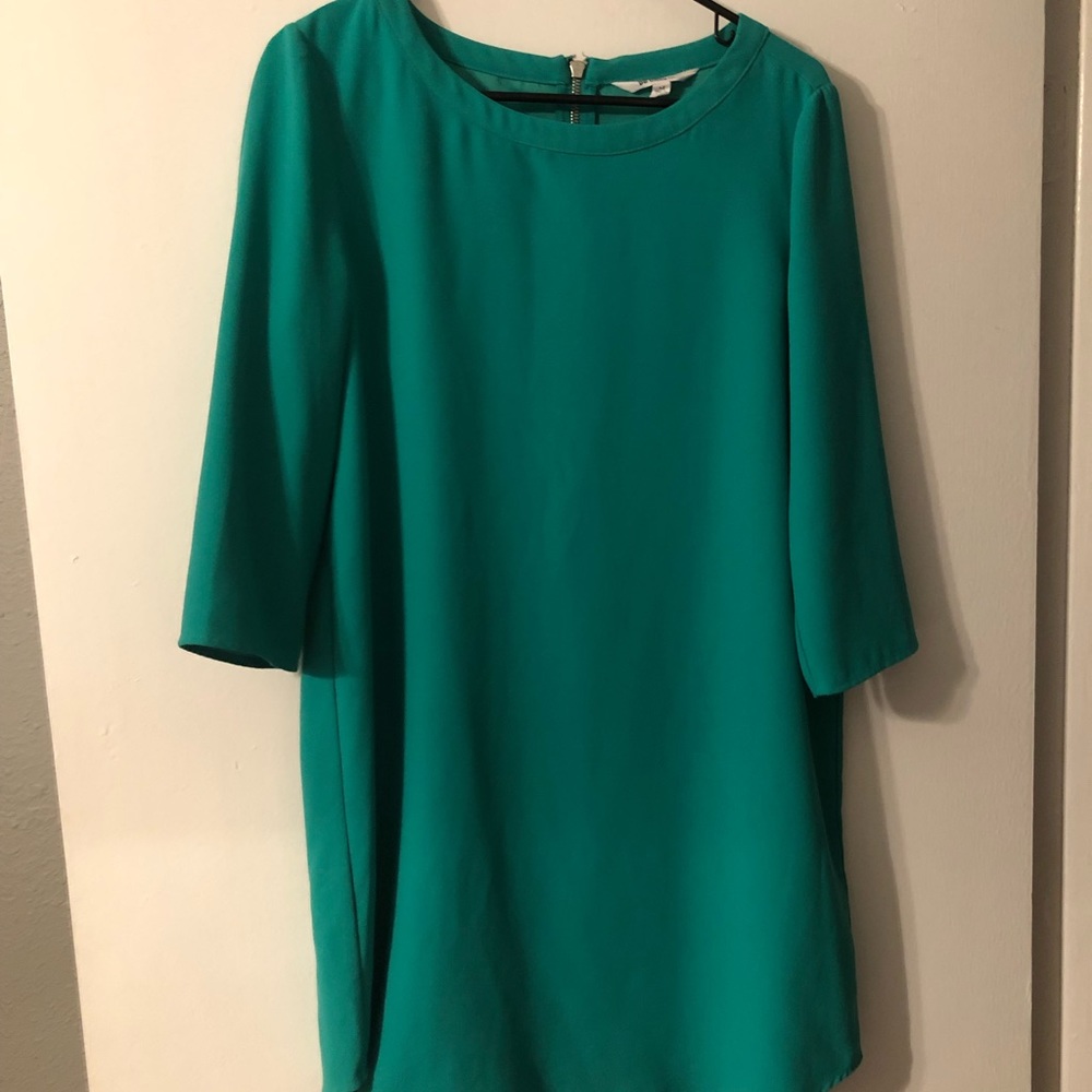 BB Dakota Kelly Green Shift Dress